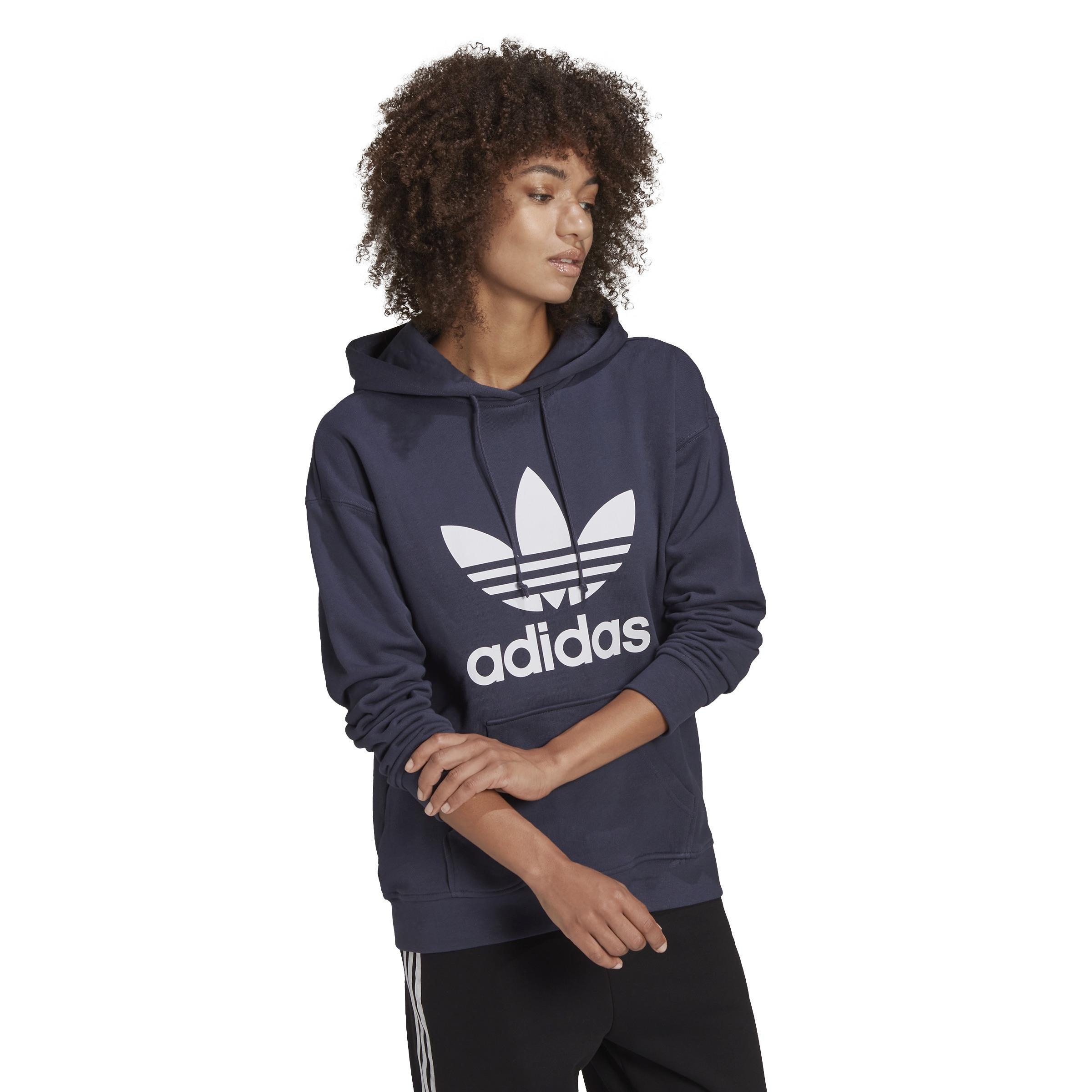 Navy adidas best sale hoodie womens