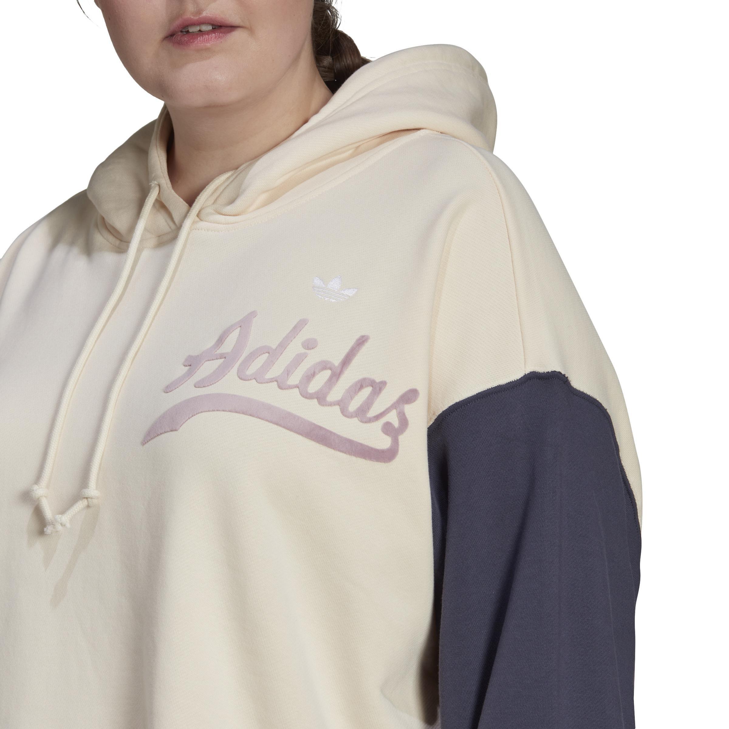 Hoodie (Plus Size), White, A901_ONE, large image number 4
