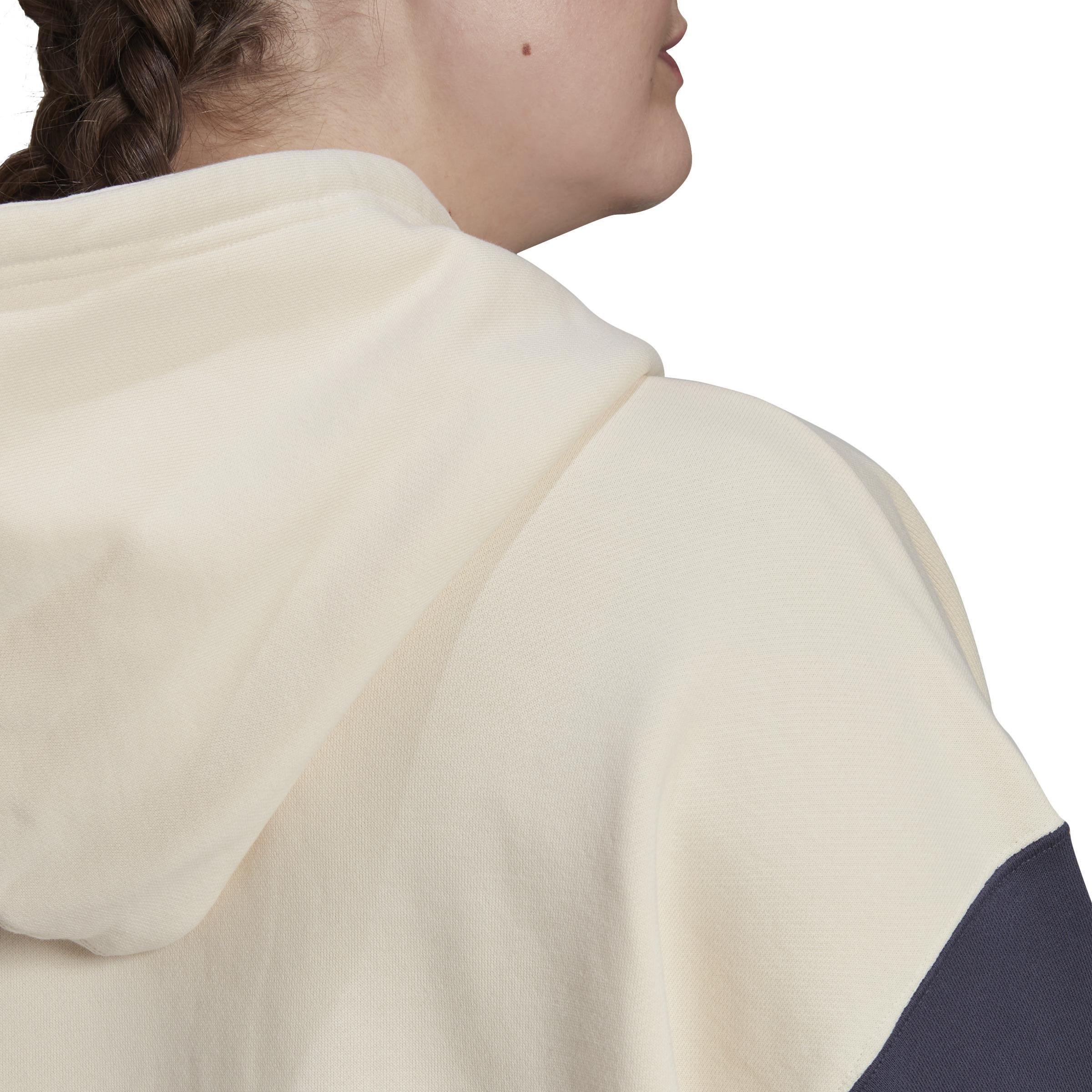 Hoodie (Plus Size), White, A901_ONE, large image number 5