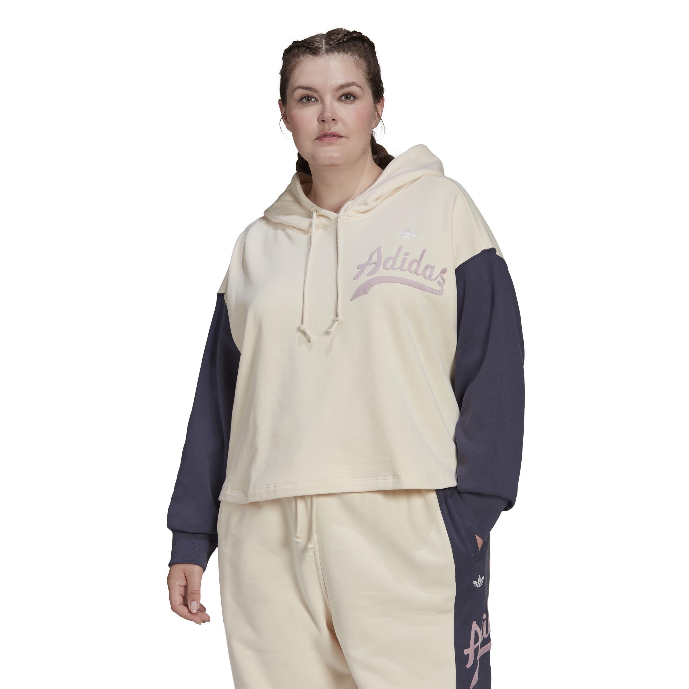 Hoodie (Plus Size), White, A901_ONE, large image number 8