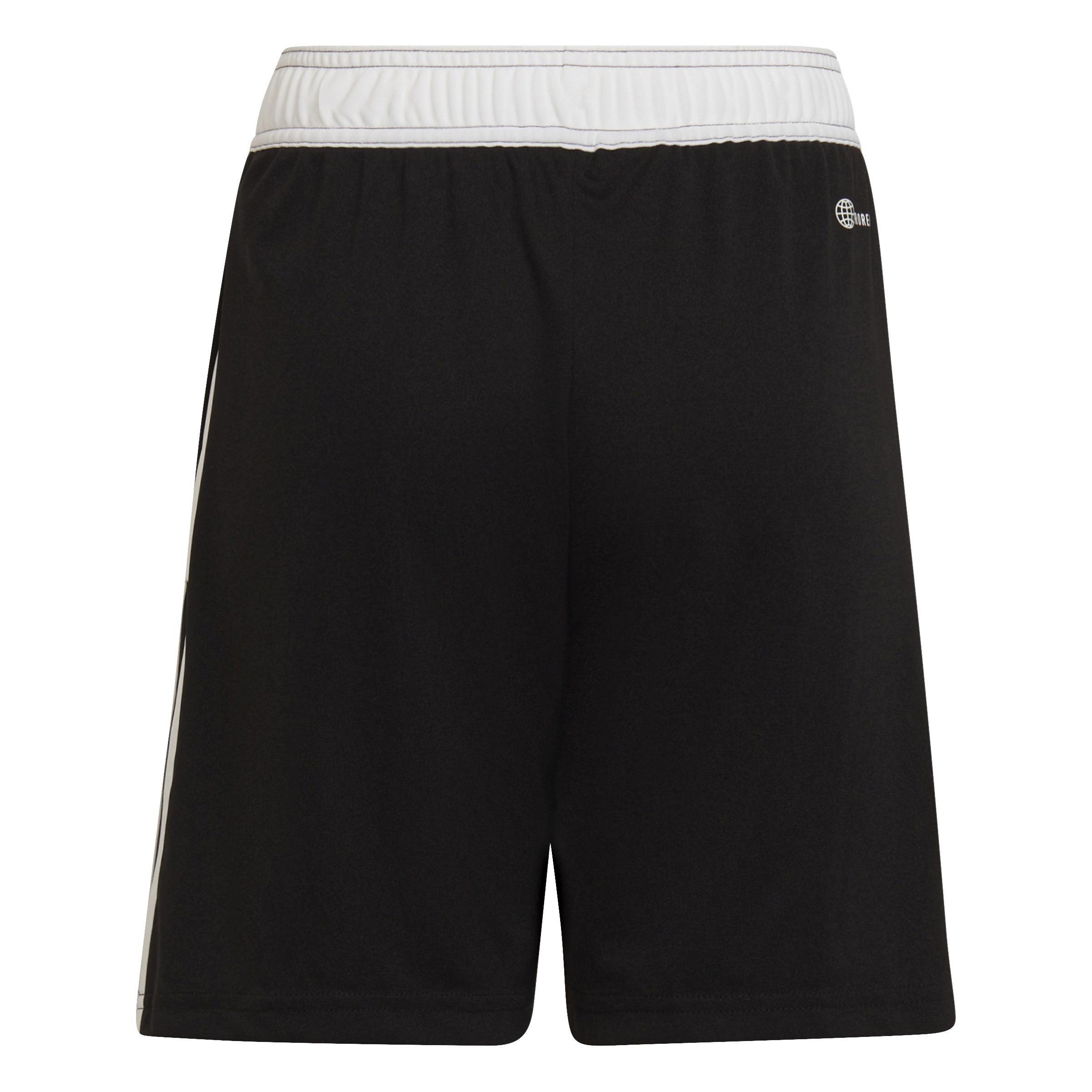 Unisex Kids Tiro Essentials Shorts, Black, , large image number 2
