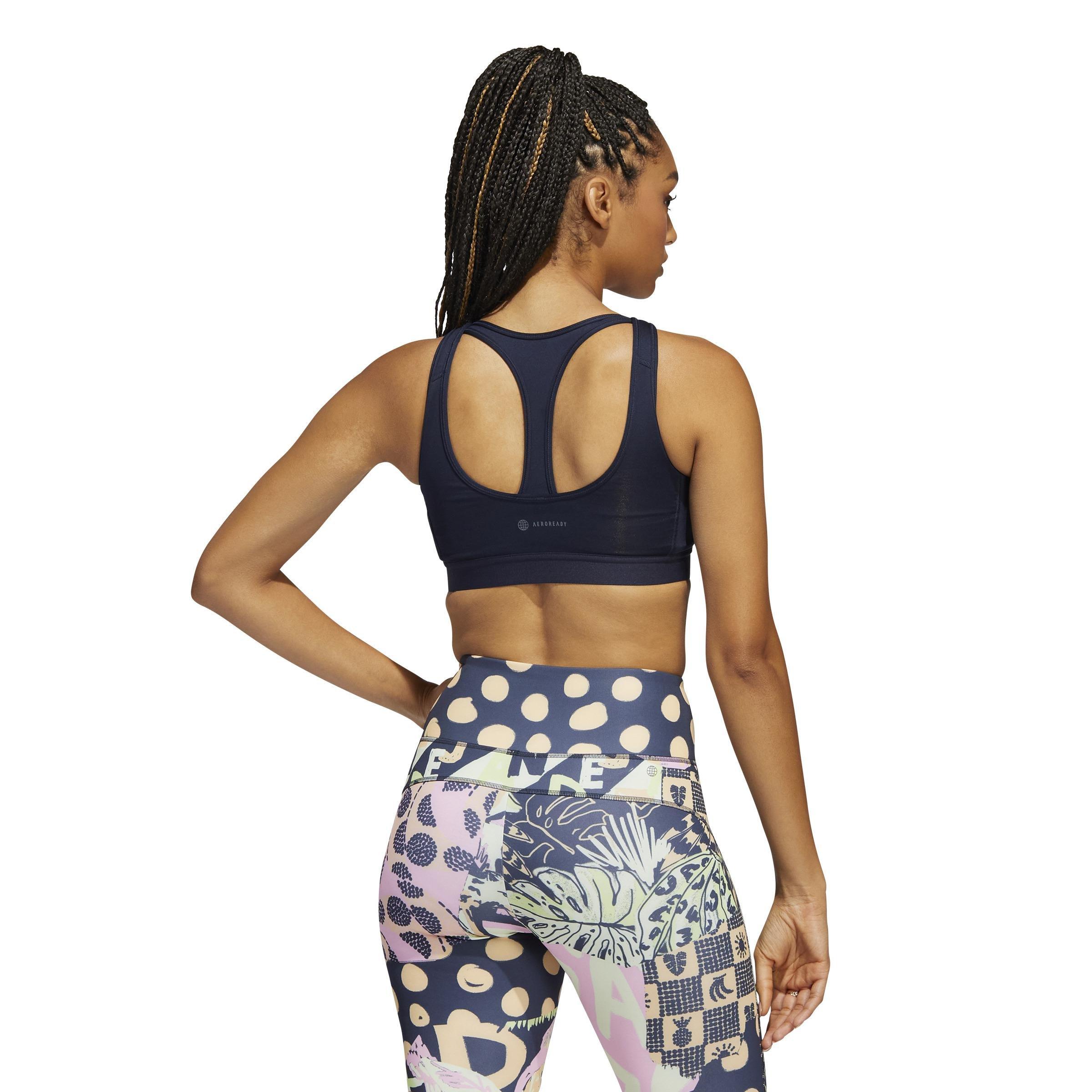 Farm Training Light-Support Bra, Blue, , large image number 3