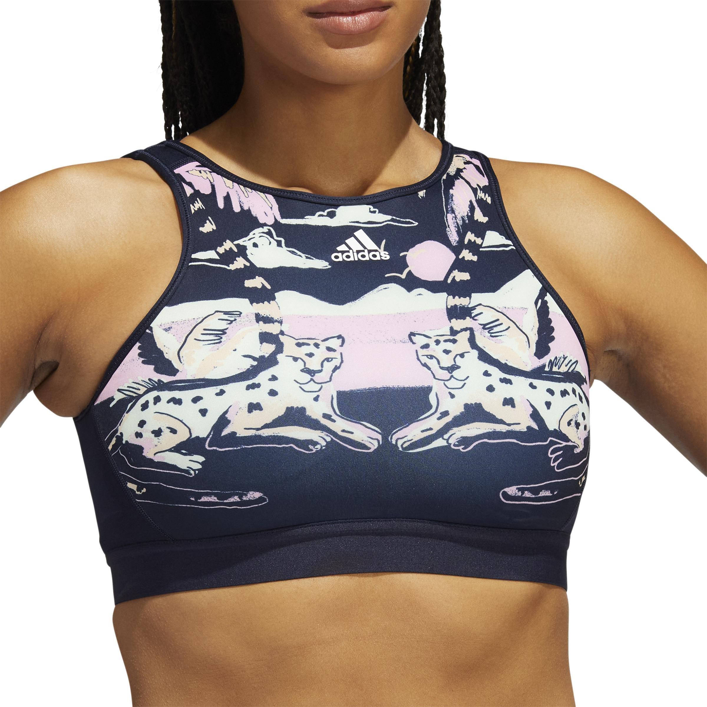 Farm Training Light-Support Bra, Blue, A901_ONE, large image number 5