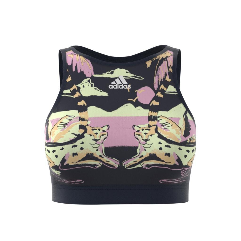 Farm Training Light-Support Bra, Blue, , large image number 8