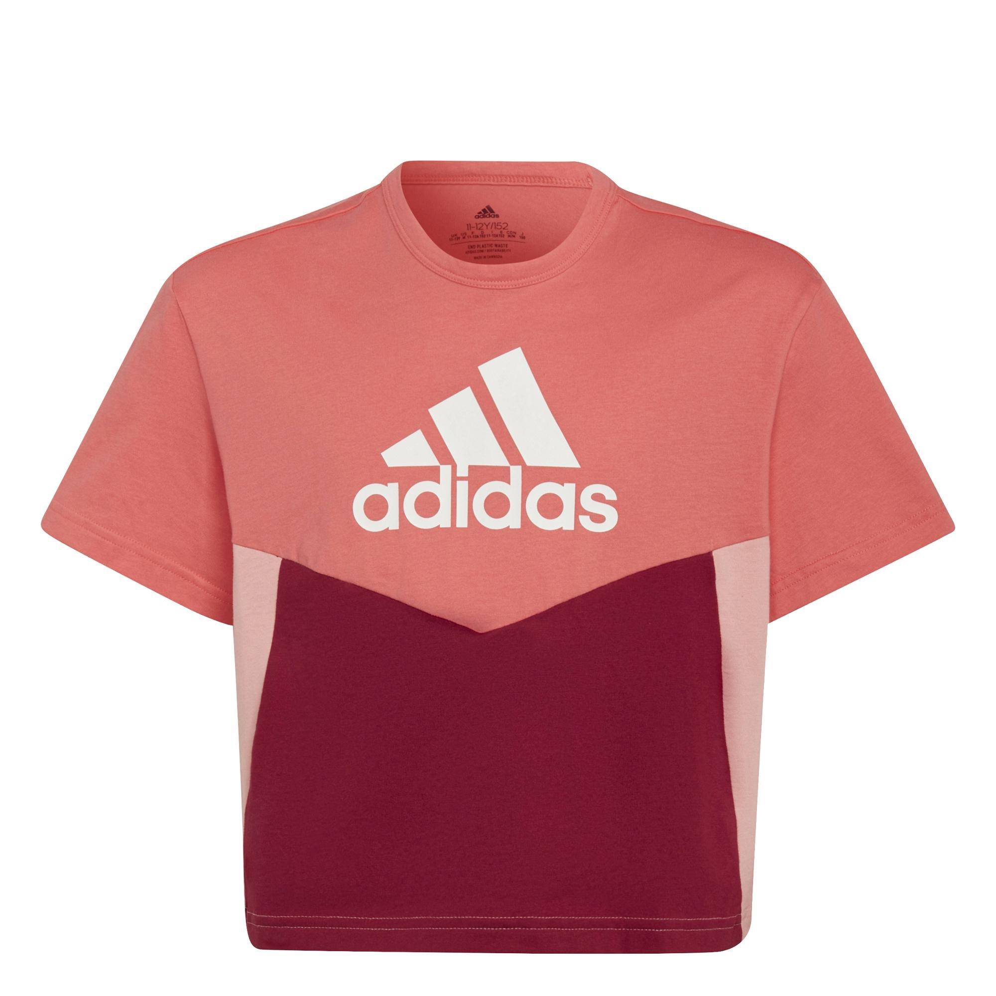 Kids Colorblock T-Shirt, Red, A901_ONE, large image number 3