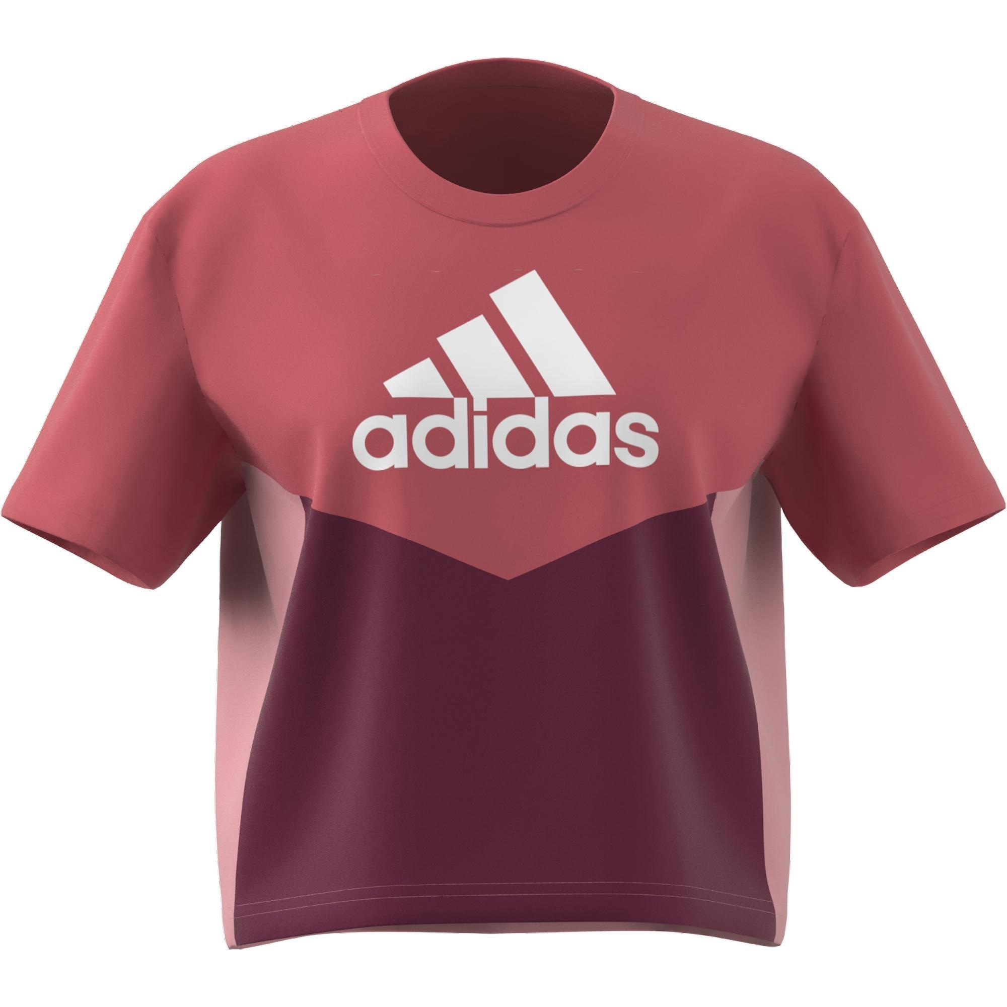 Kids Colorblock T-Shirt, Red, A901_ONE, large image number 5