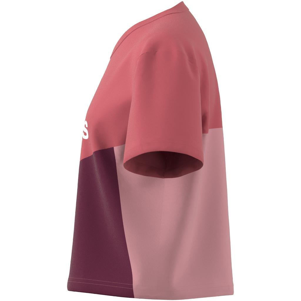 Kids Colorblock T-Shirt, Red, A901_ONE, large image number 24