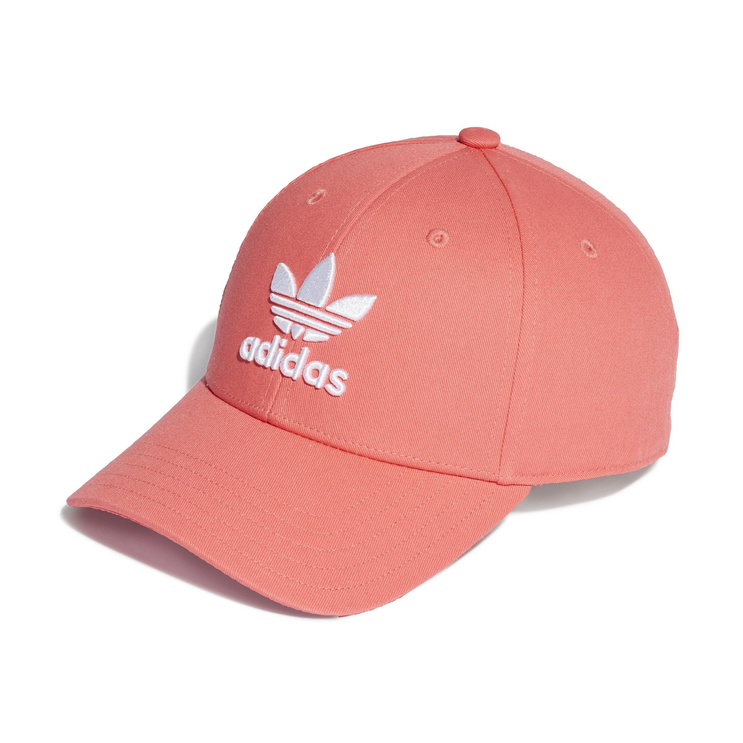 Unisex Trefoil Baseball Cap, Pink, A901_ONE, large image number 0