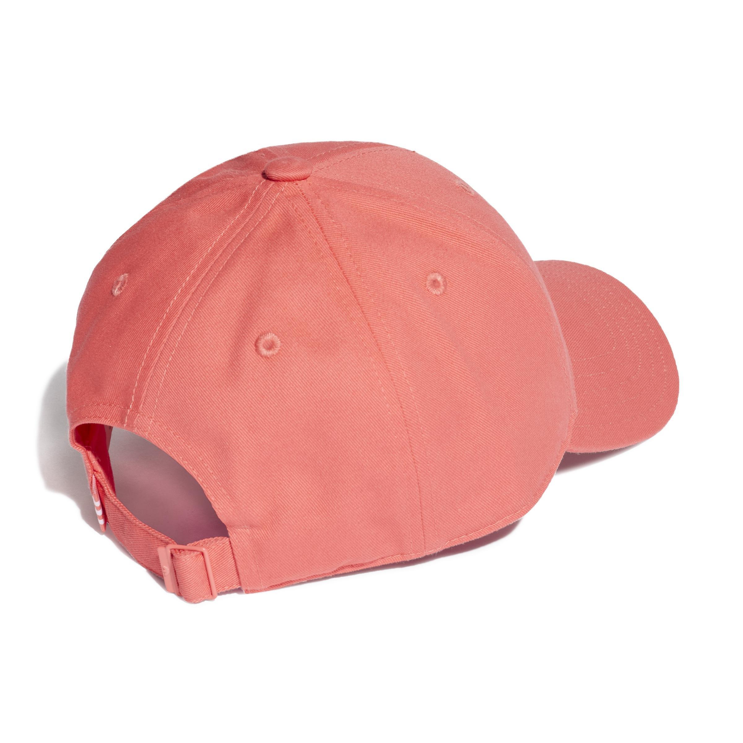 Unisex Trefoil Baseball Cap, Pink, A901_ONE, large image number 1