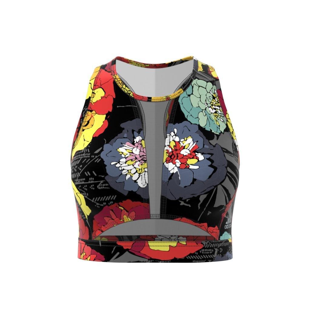Run Medium-Support Int. Day Allover Print Bra, Black, , large image number 11