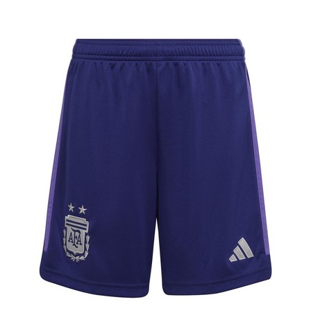 Kids Boys Argentina 22 Away Shorts, Navy, A901_ONE, large image number 1