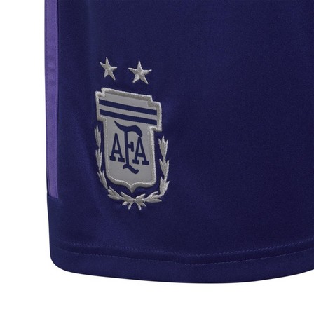 Kids Boys Argentina 22 Away Shorts, Navy, A901_ONE, large image number 3