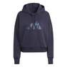 Women Sportswear Future Icons Feel Fierce Graphic Hoodie, Navy, A901_ONE, thumbnail image number 2