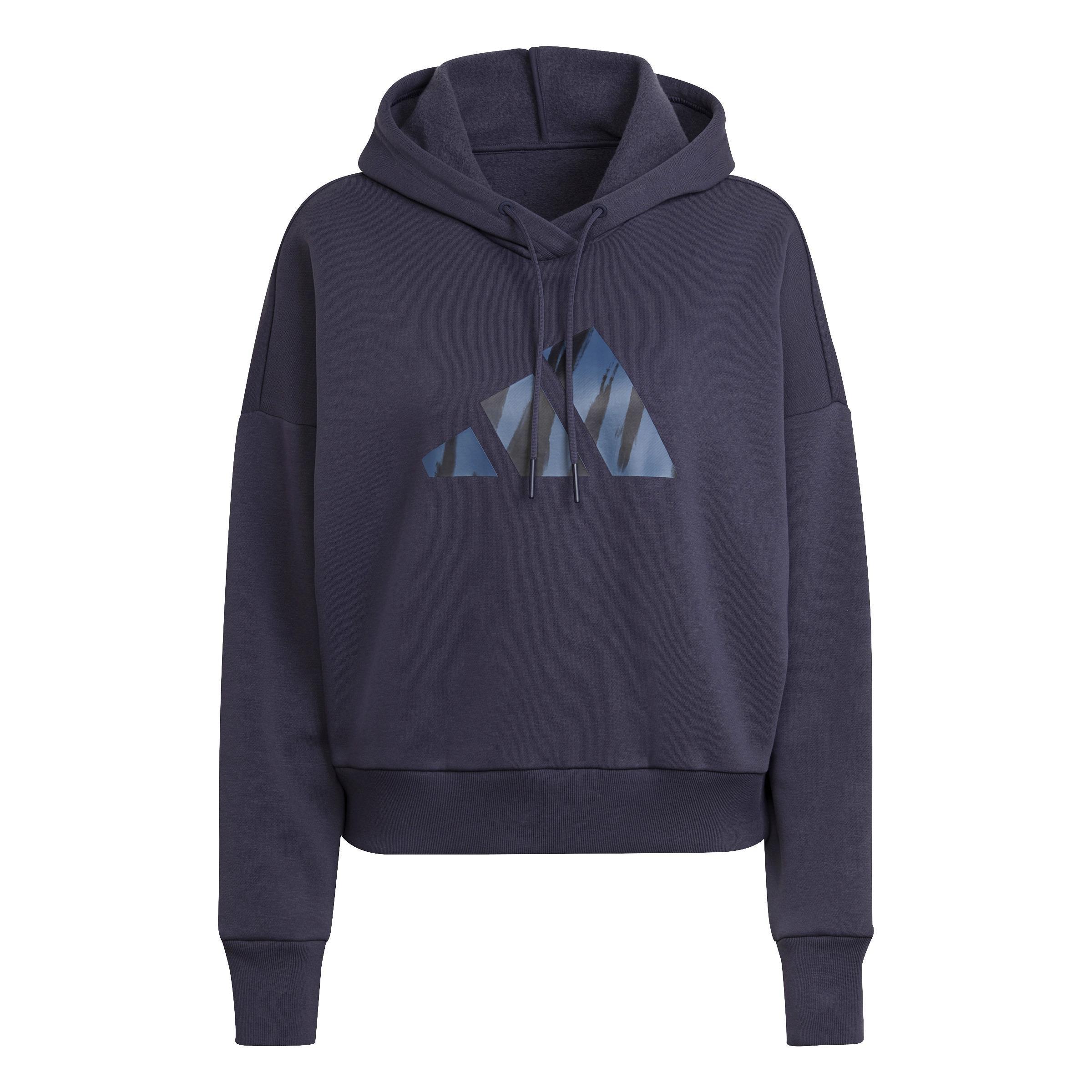 Sportswear Future Icons Feel Fierce Graphic Hoodie, Blue, , large image number 3