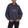 Women Sportswear Future Icons Feel Fierce Graphic Hoodie, Navy, A901_ONE, thumbnail image number 4