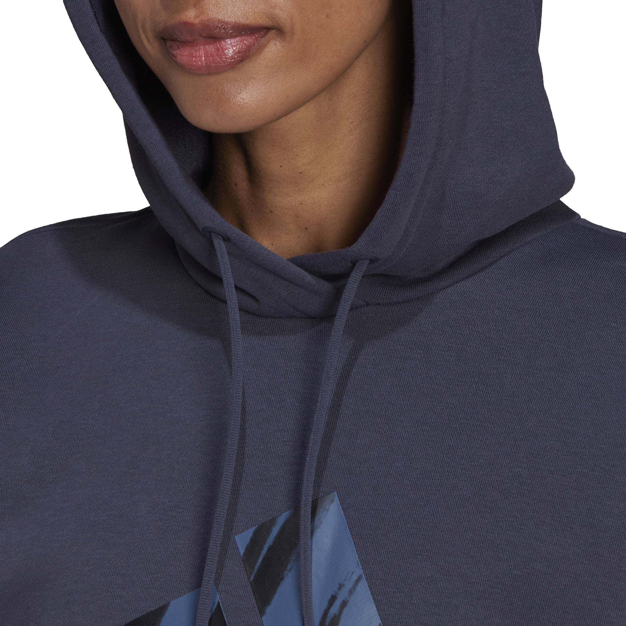 Sportswear Future Icons Feel Fierce Graphic Hoodie, Blue, , large image number 5