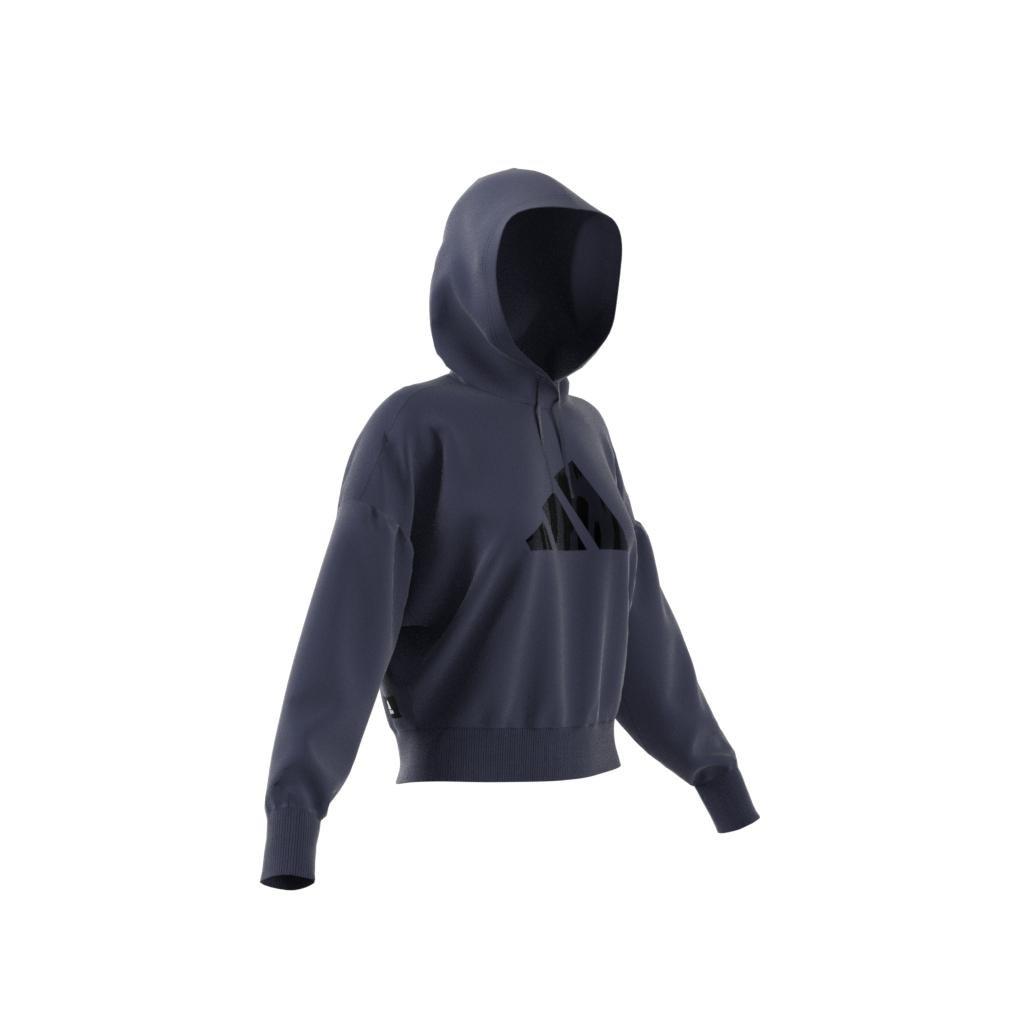 Sportswear Future Icons Feel Fierce Graphic Hoodie, Blue, , large image number 8