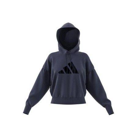 Women Sportswear Future Icons Feel Fierce Graphic Hoodie, Navy, A901_ONE, large image number 9