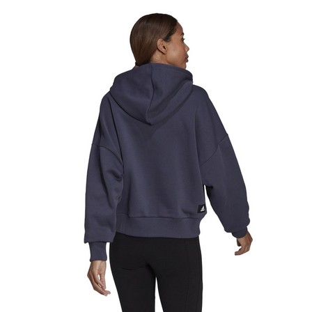 Women Sportswear Future Icons Feel Fierce Graphic Hoodie, Navy, A901_ONE, large image number 13