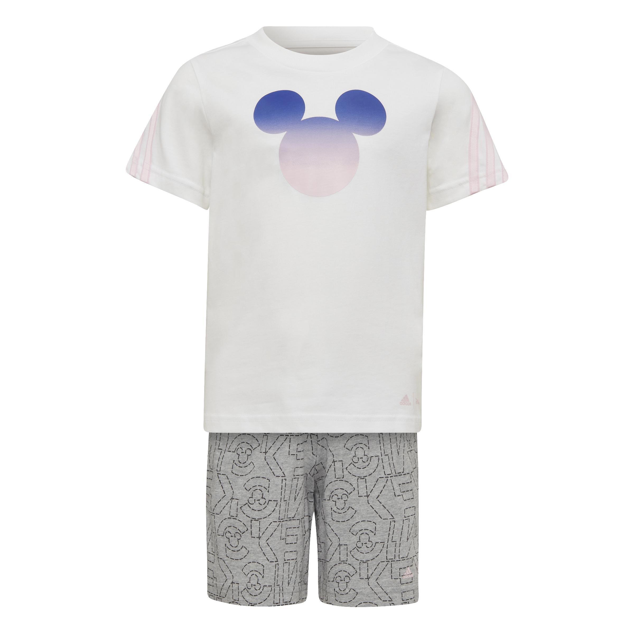 Unisex Kids Disney Mickey Mouse Summer Set, White, A901_ONE, large image number 0