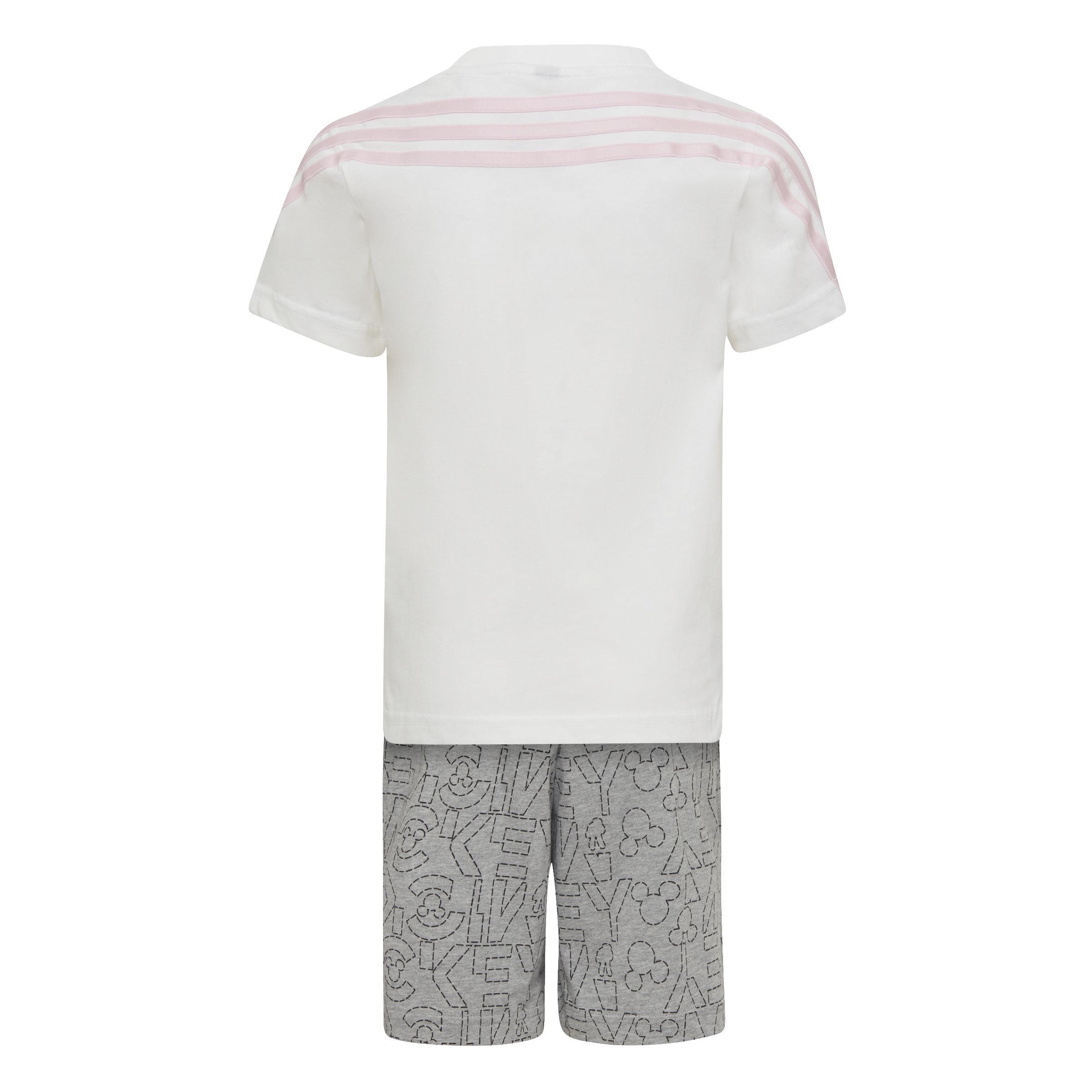 Unisex Kids Disney Mickey Mouse Summer Set, White, A901_ONE, large image number 1