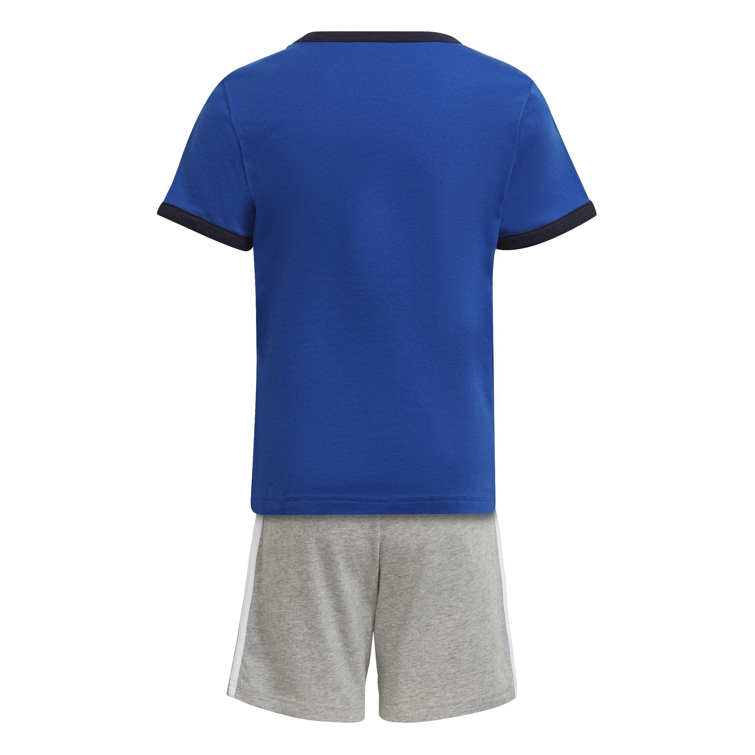 Unisex Kids Essentials Logo Summer Set, Blue, A901_ONE, large image number 1