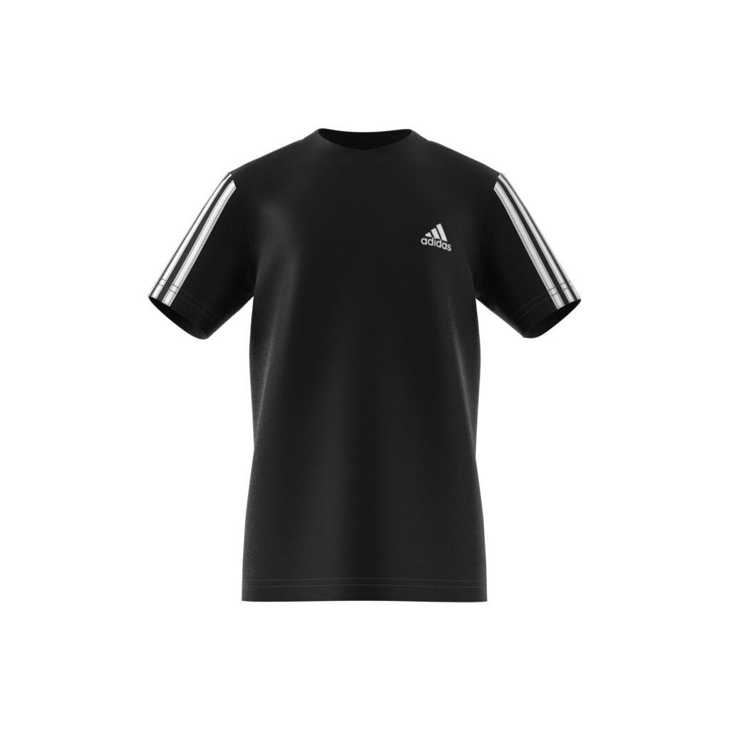 Unisex Kids Essentials 3-Stripes T-Shirt, Black, A901_ONE, large image number 9