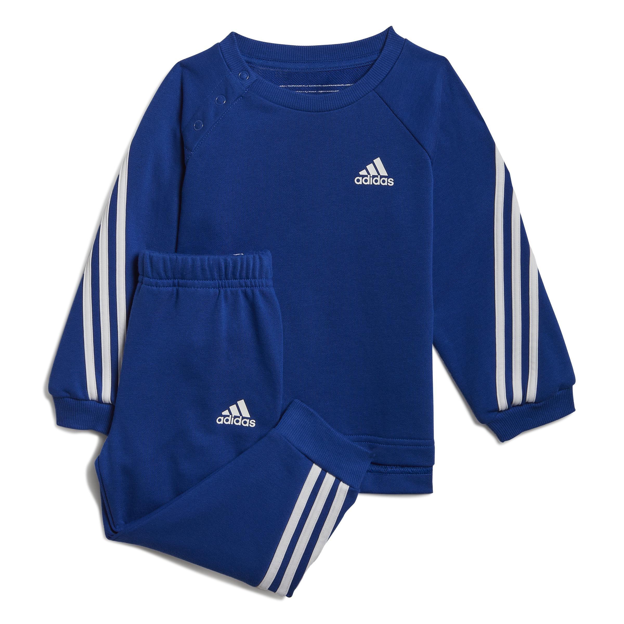 Kids Unisex Future Icons 3-Stripes Jogger Set, Blue, A901_ONE, large image number 0