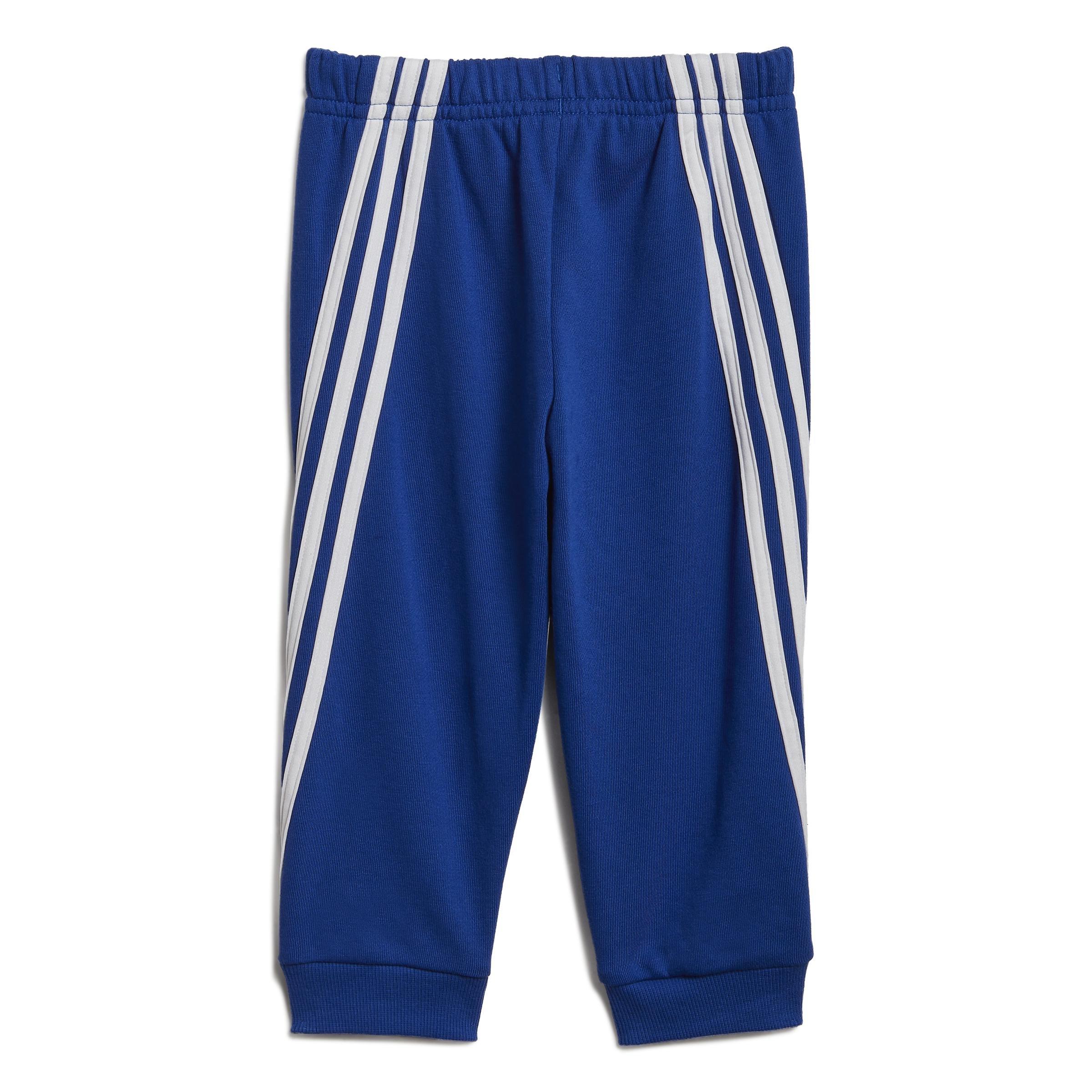 Kids Unisex Future Icons 3-Stripes Jogger Set, Blue, A901_ONE, large image number 2