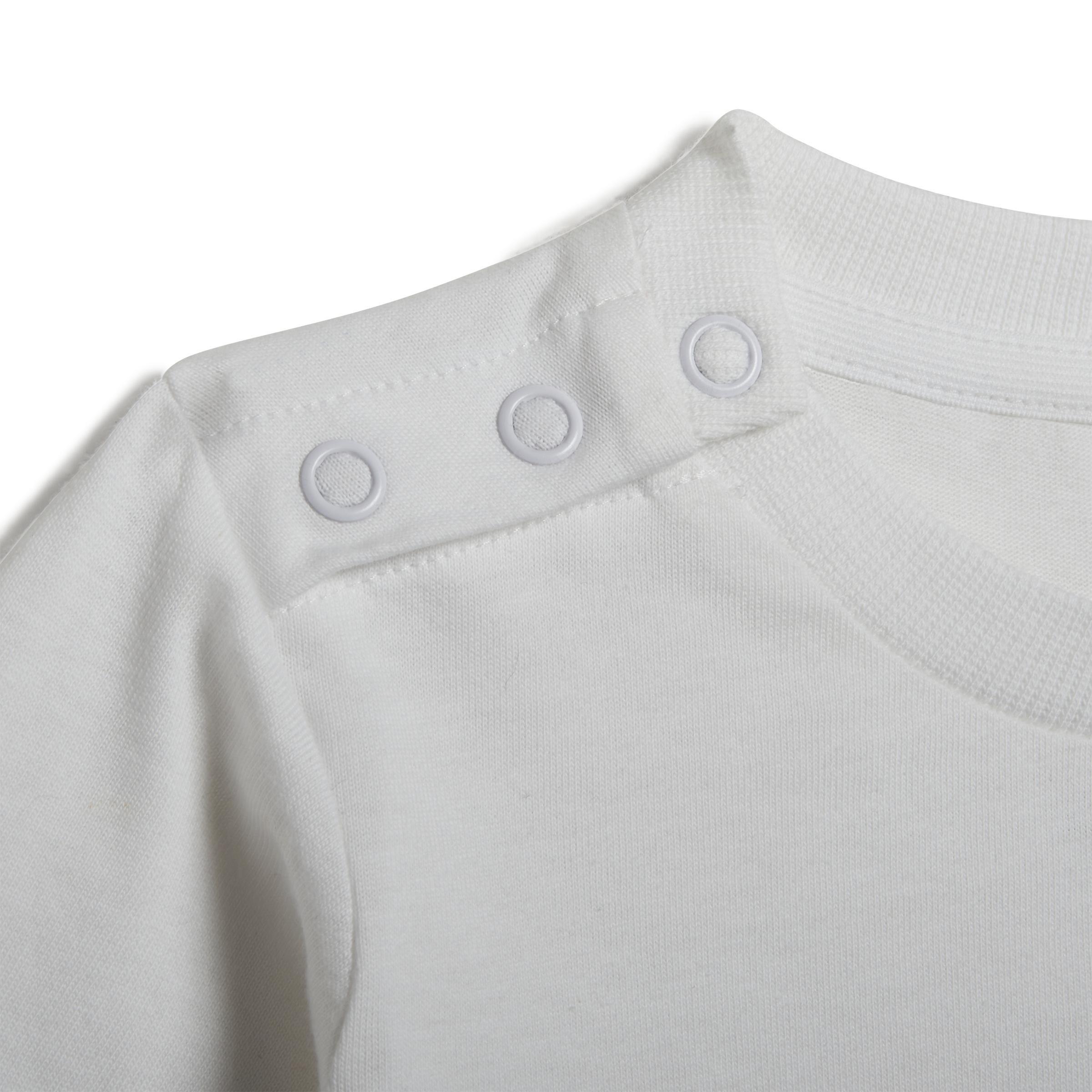 Unisex Kids Badge Of Sport Summer Set, White, A901_ONE, large image number 2