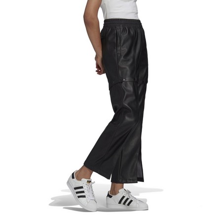 Women Always Original Faux Leather Tracksuit Bottoms, Black, A901_ONE, large image number 1