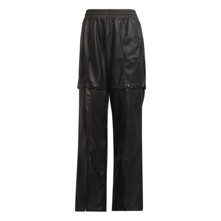 Women Always Original Faux Leather Tracksuit Bottoms, Black, A901_ONE, large image number 2