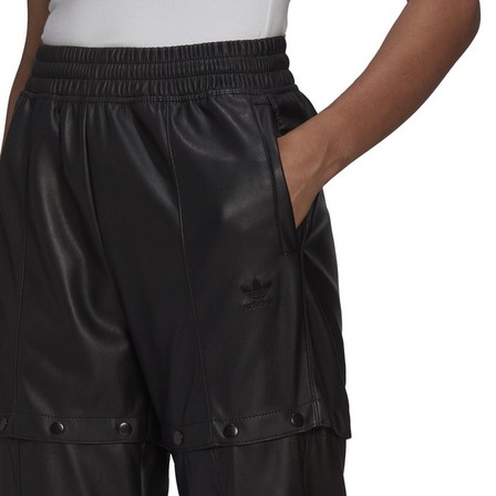 Women Always Original Faux Leather Tracksuit Bottoms, Black, A901_ONE, large image number 8