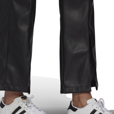 Women Always Original Faux Leather Tracksuit Bottoms, Black, A901_ONE, large image number 11