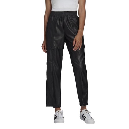 Women Always Original Faux Leather Tracksuit Bottoms, Black, A901_ONE, large image number 18