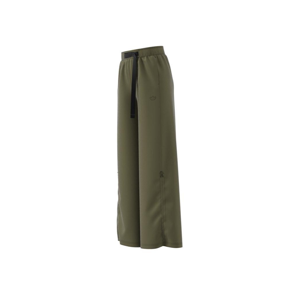 Wide-Leg Satin Joggers, Green, A901_ONE, large image number 10