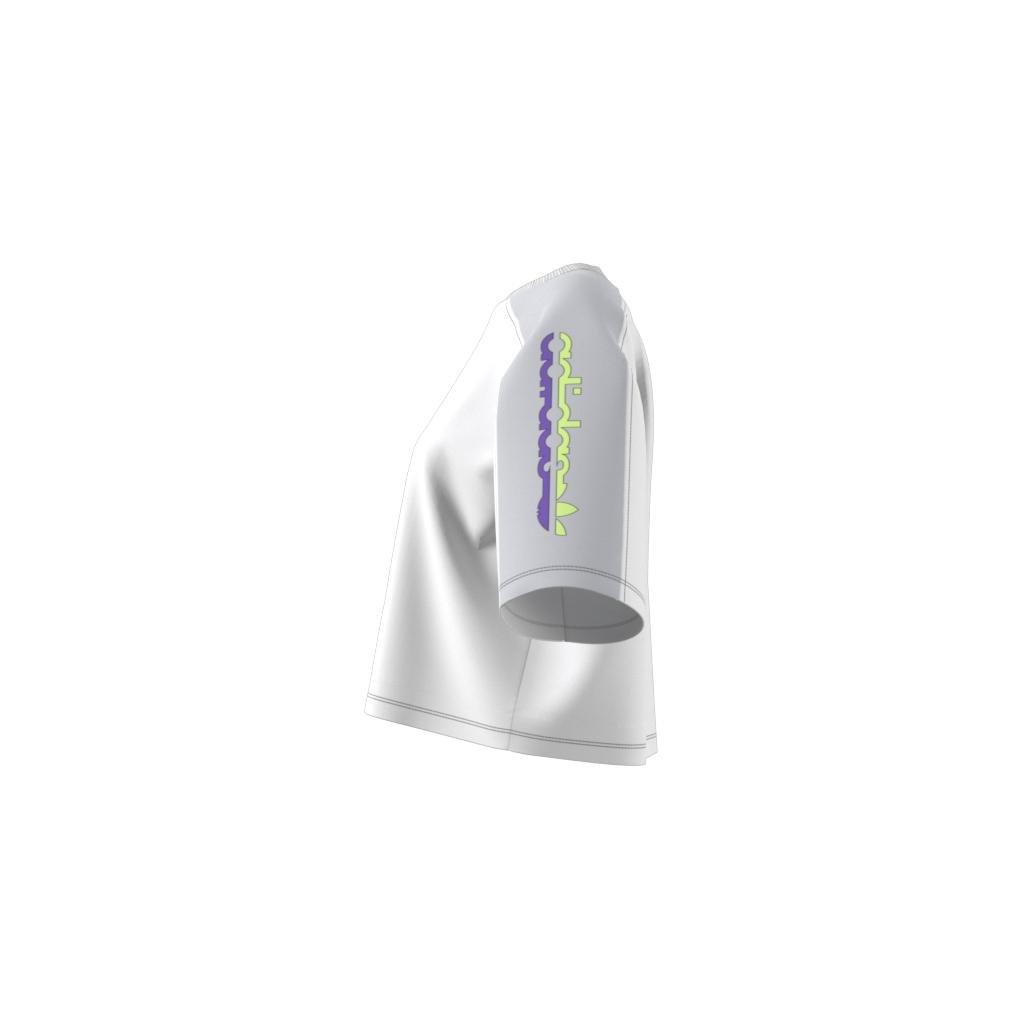 Blocked Graphic Crop T-Shirt, White, A901_ONE, large image number 9