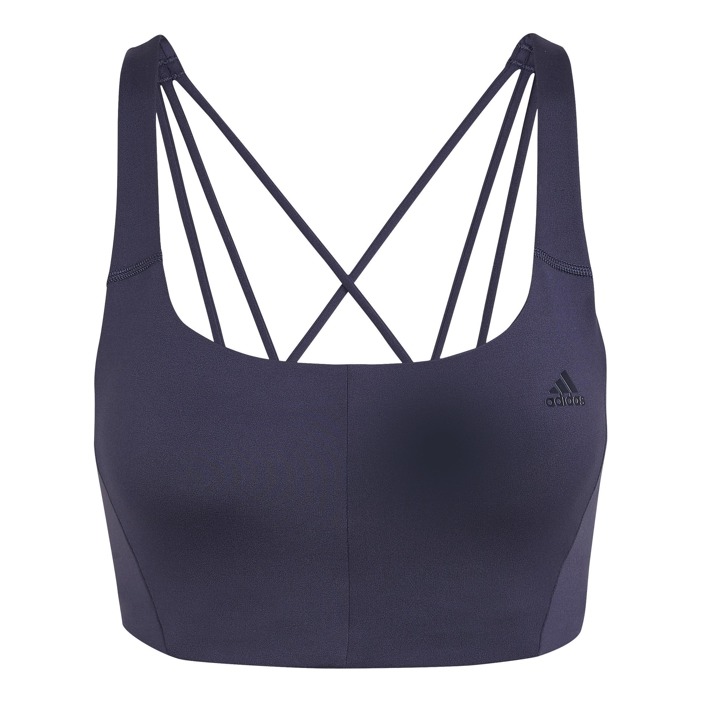 Coreflow Medium-Support Bra, Blue, A901_ONE, large image number 2