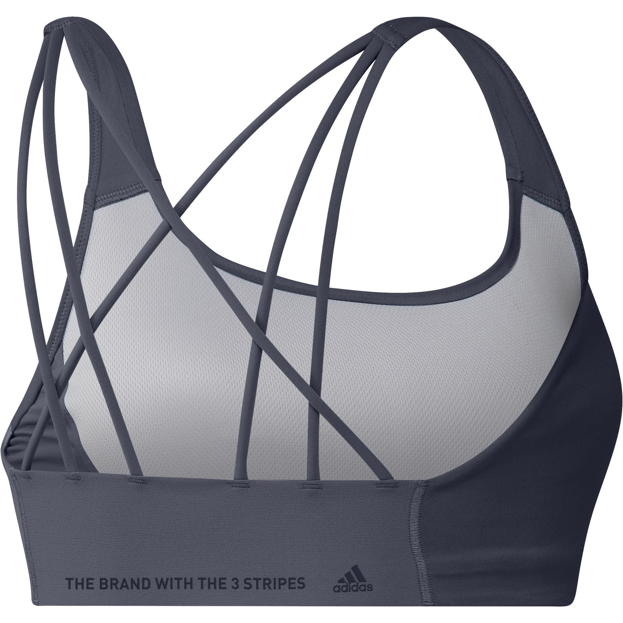 Coreflow Medium-Support Bra, Blue, A901_ONE, large image number 5