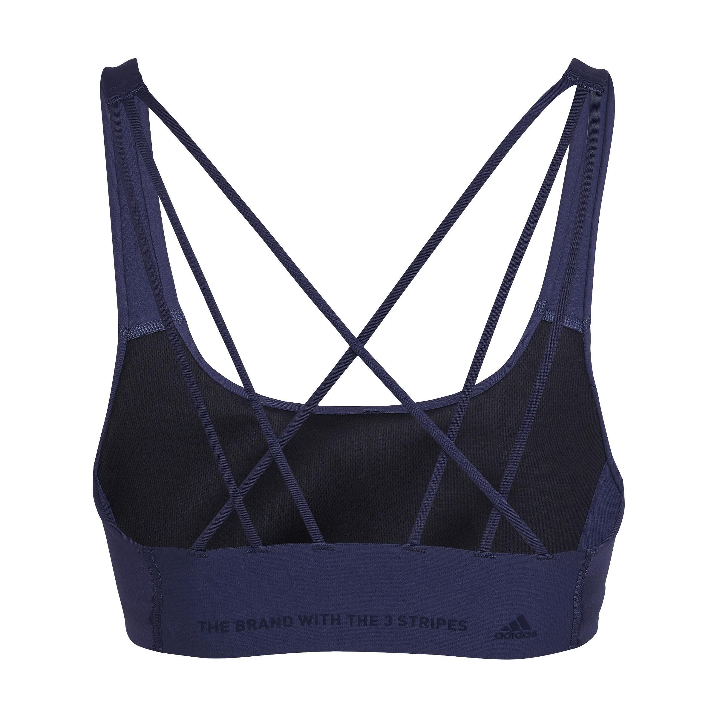 Coreflow Medium-Support Bra, Blue, A901_ONE, large image number 9