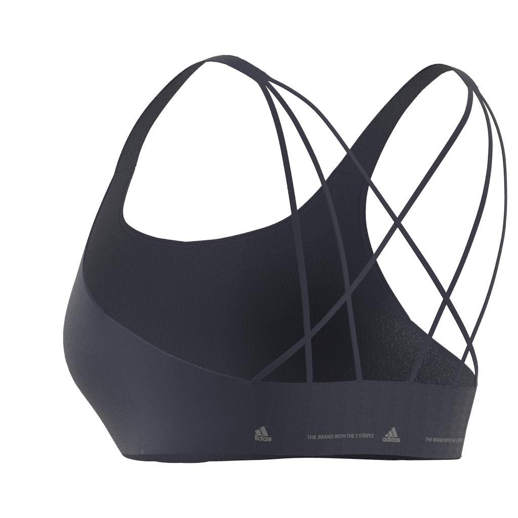 Coreflow Medium-Support Bra, Blue, A901_ONE, large image number 26