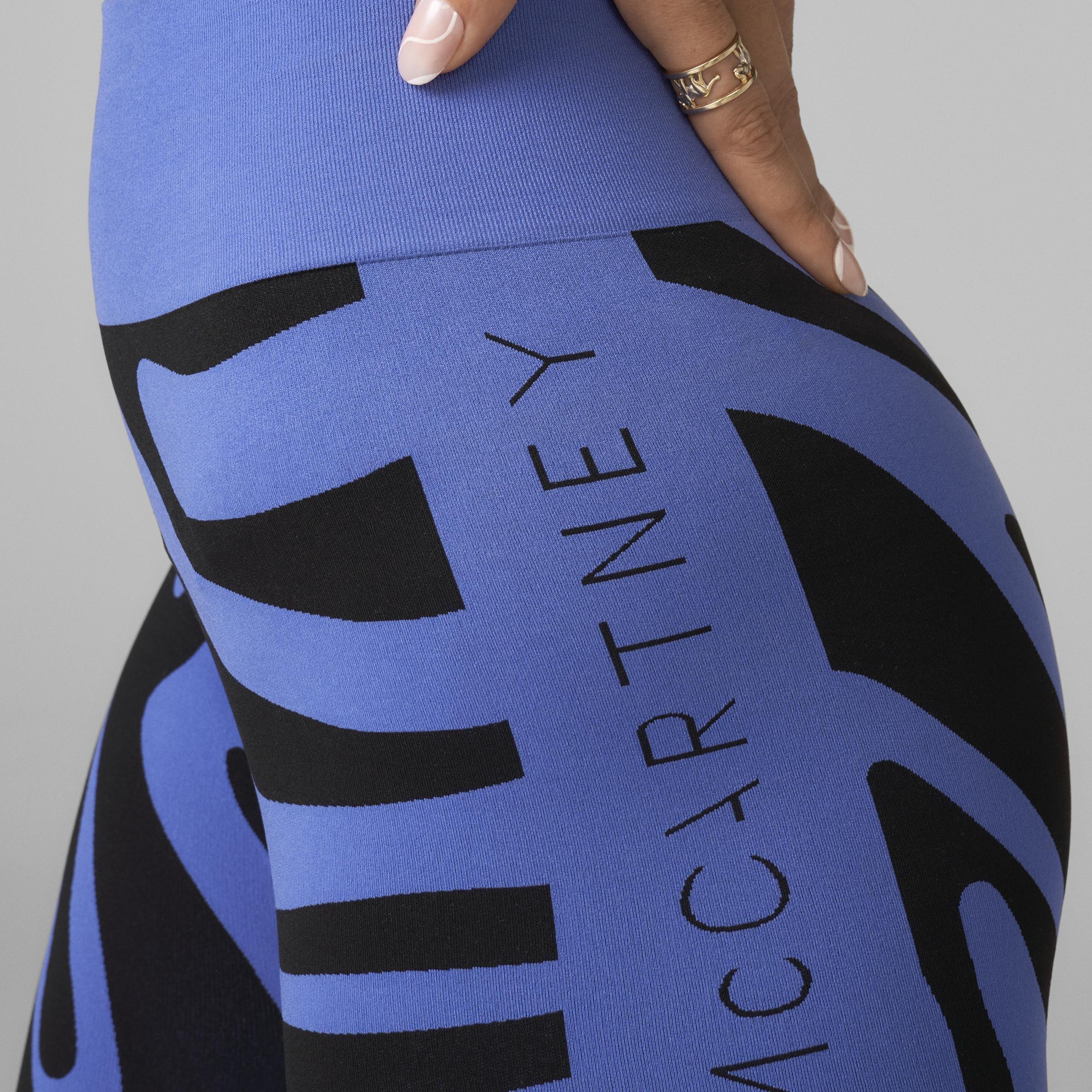 By Stella Mccartney Over-The-Knee Wolford Tights, Blue, A901_ONE, large image number 2