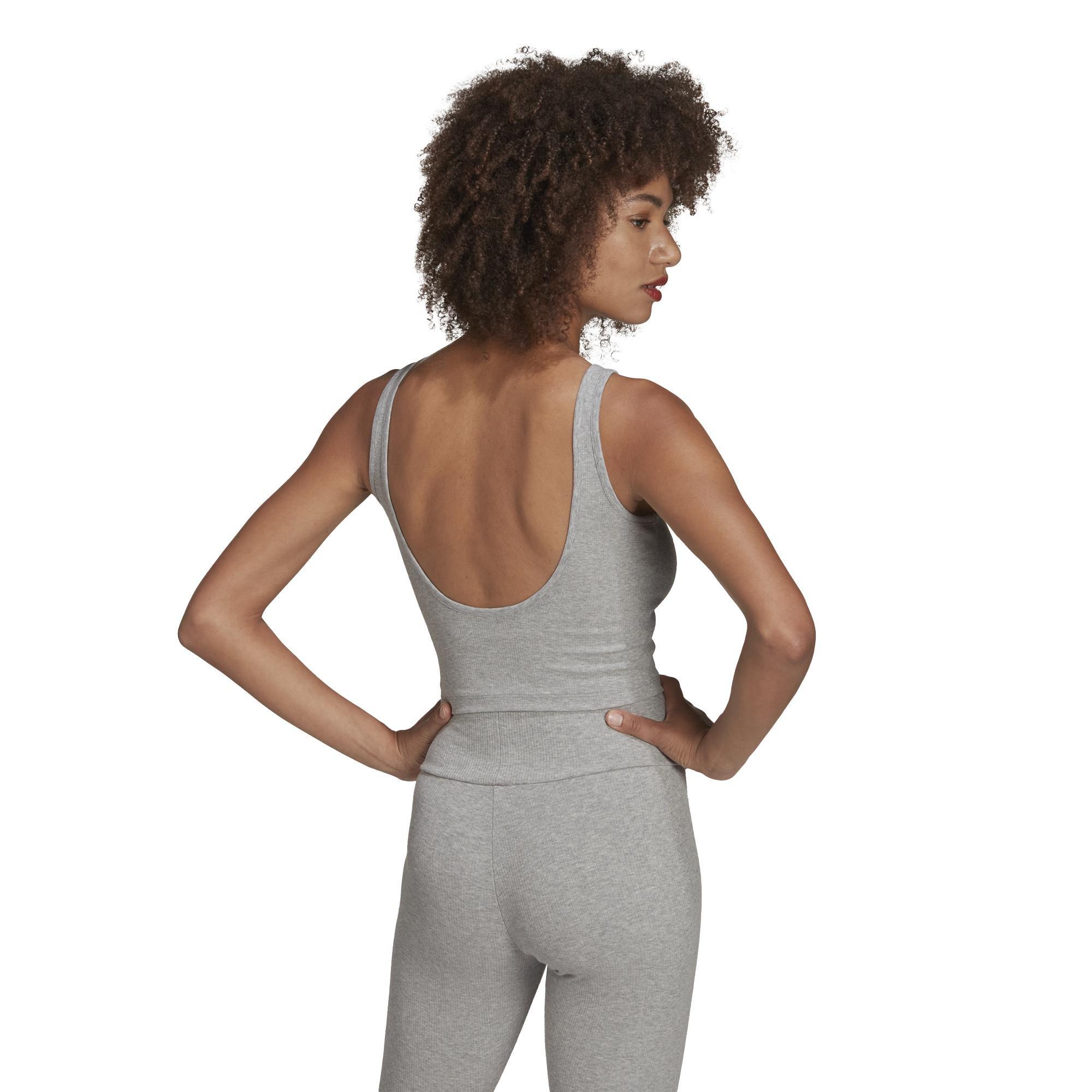 Adicolor Essentials Rib Tank Top, Grey, A901_ONE, large image number 1