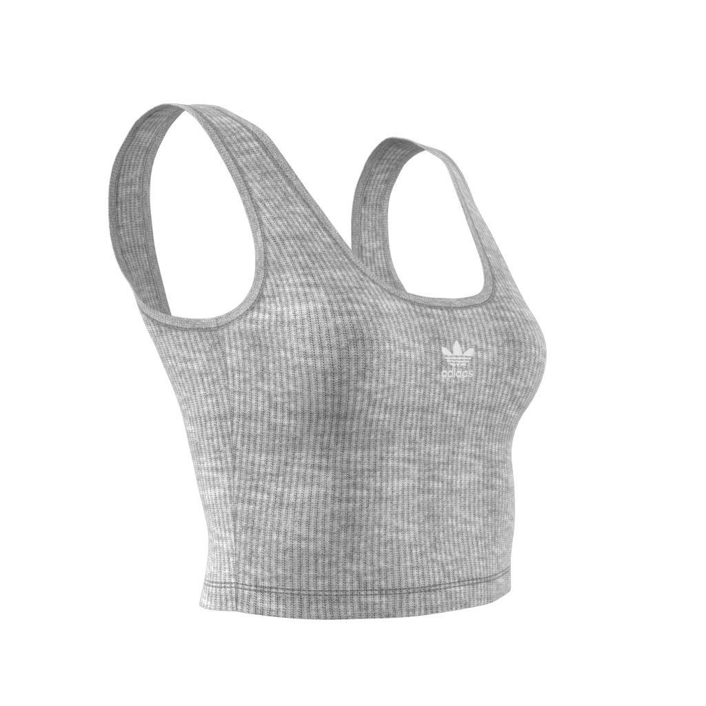 Adicolor Essentials Rib Tank Top, Grey, A901_ONE, large image number 7