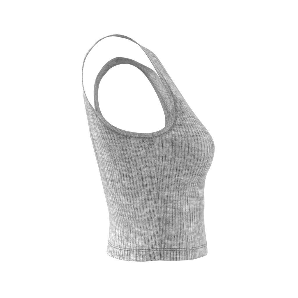 Adicolor Essentials Rib Tank Top, Grey, A901_ONE, large image number 9