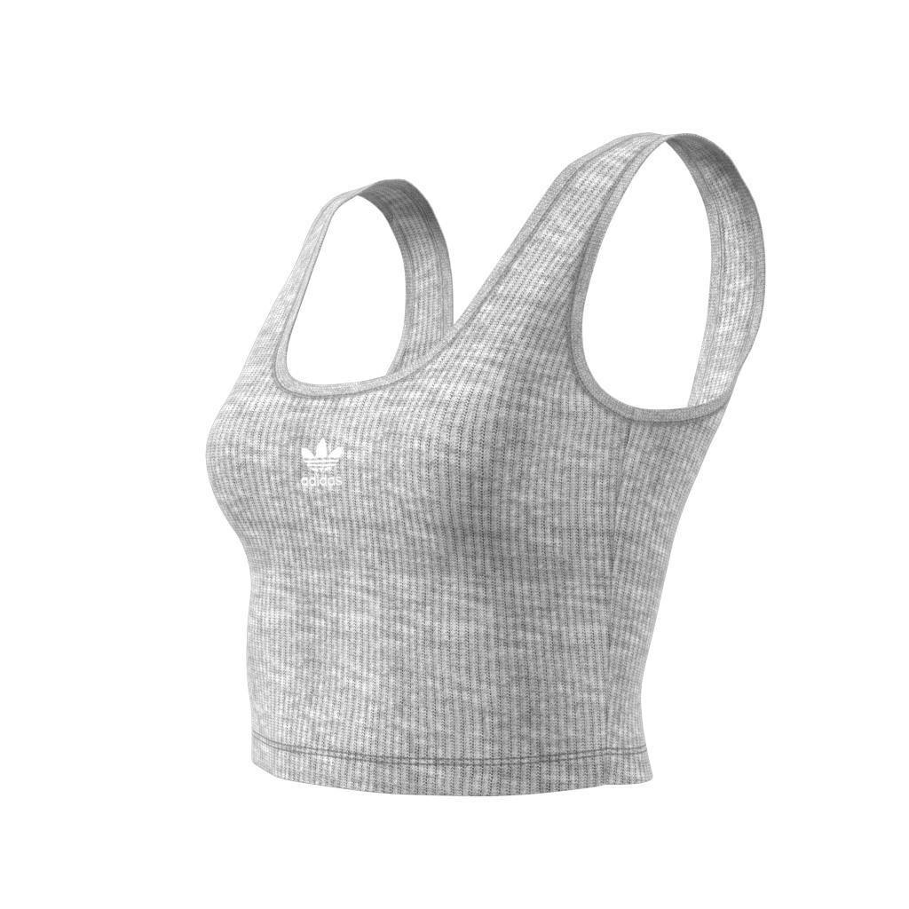 Adicolor Essentials Rib Tank Top, Grey, A901_ONE, large image number 14