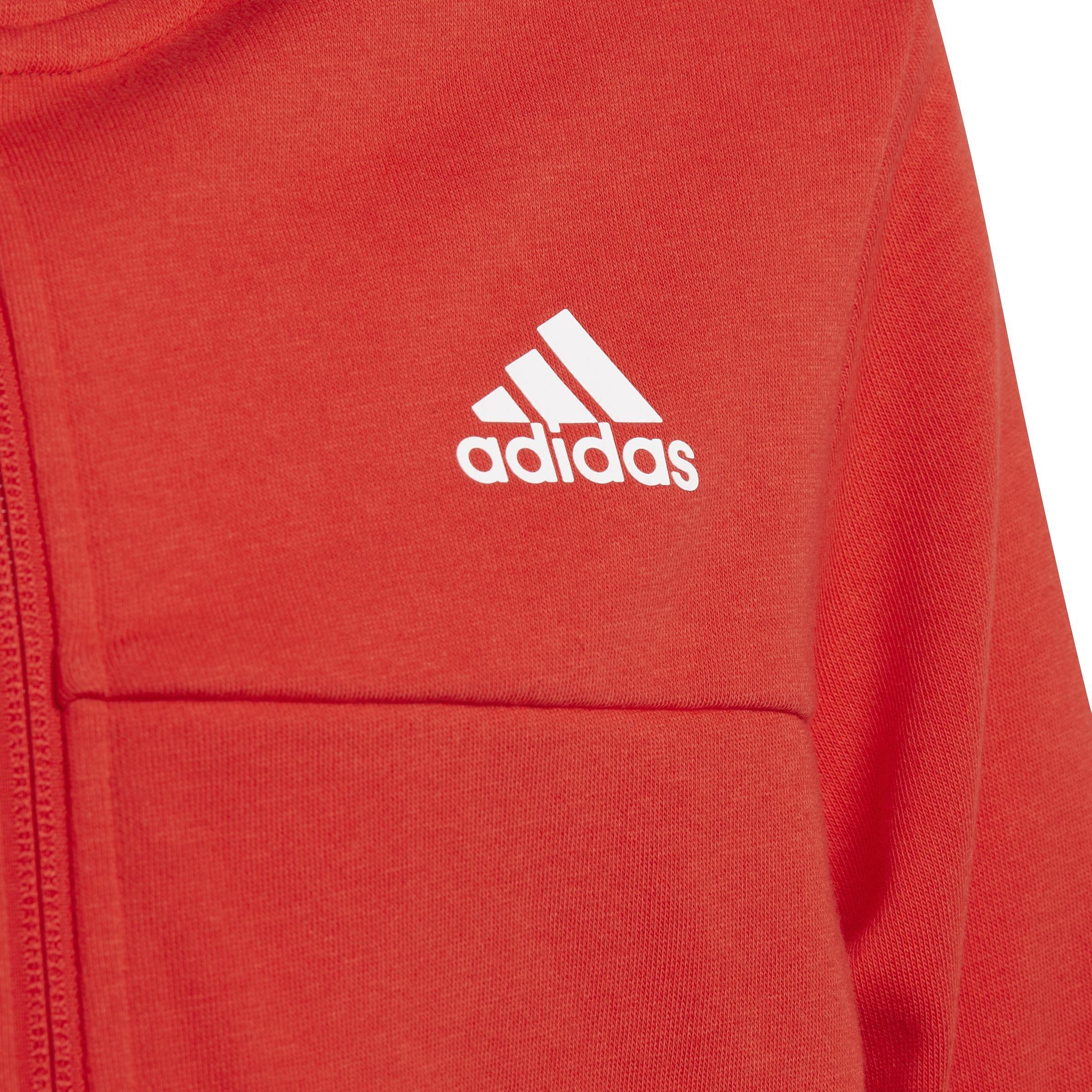 Kids 3-Stripes Tracksuit, Red, , large image number 5