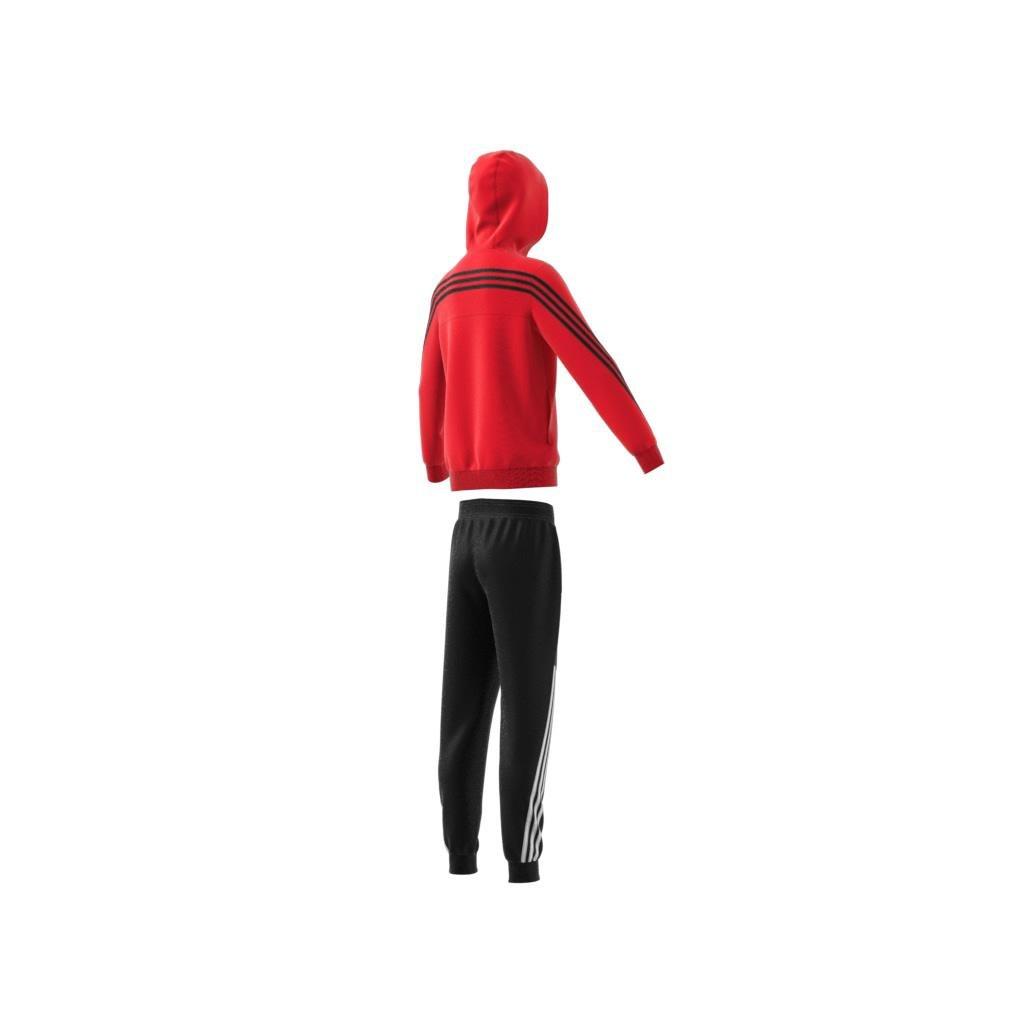 Kids 3-Stripes Tracksuit, Red, , large image number 7
