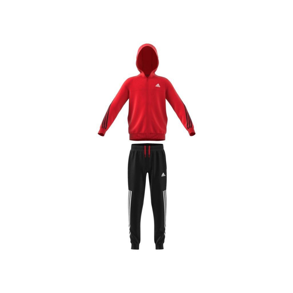 Kids 3-Stripes Tracksuit, Red, , large image number 8