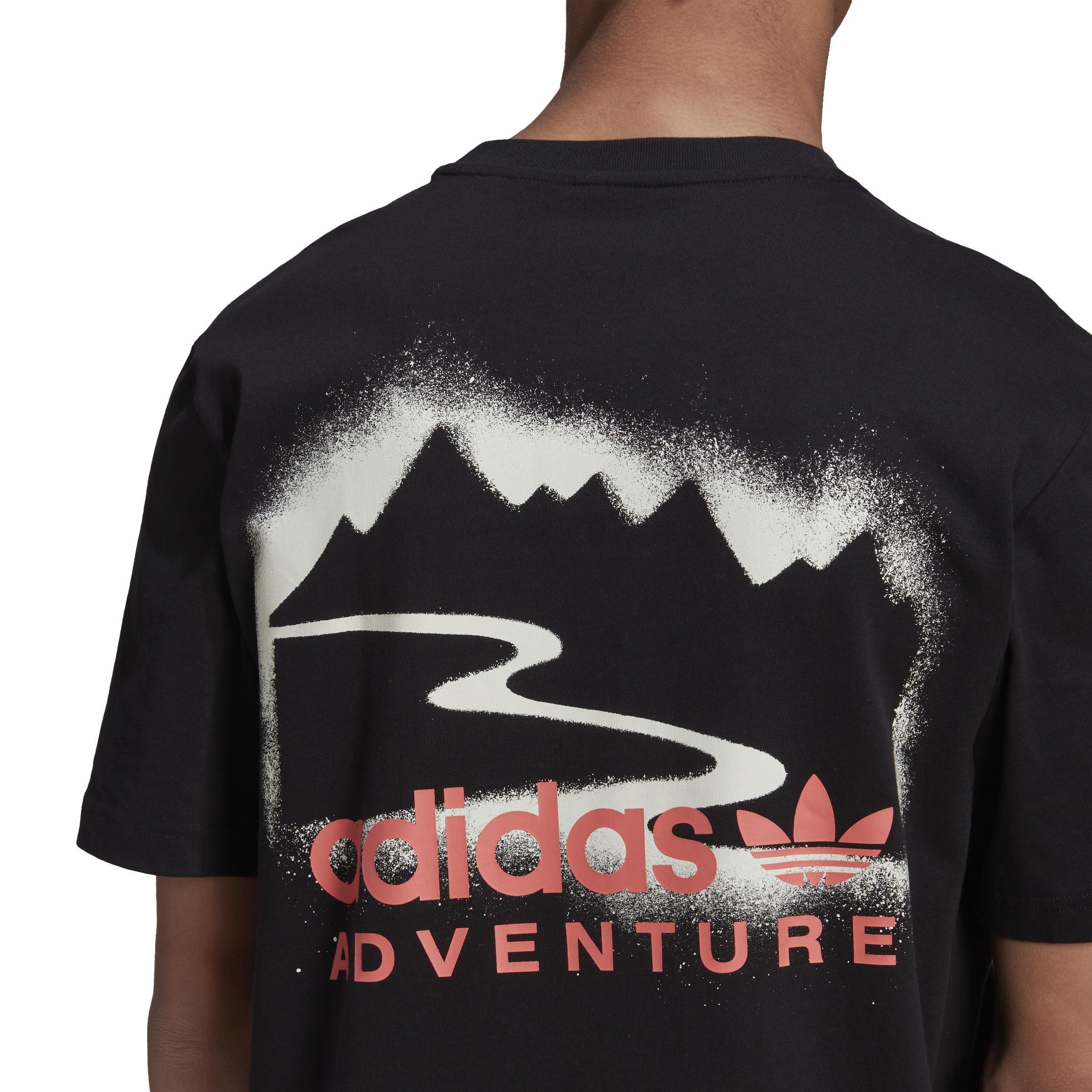 Men Adventure Mountain Spray T-Shirt, Black, A901_ONE, large image number 5